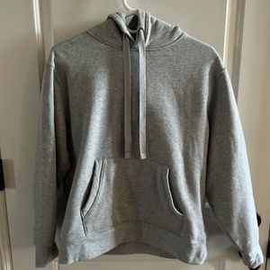 Athleta Gray Hoodie Sweatshirt